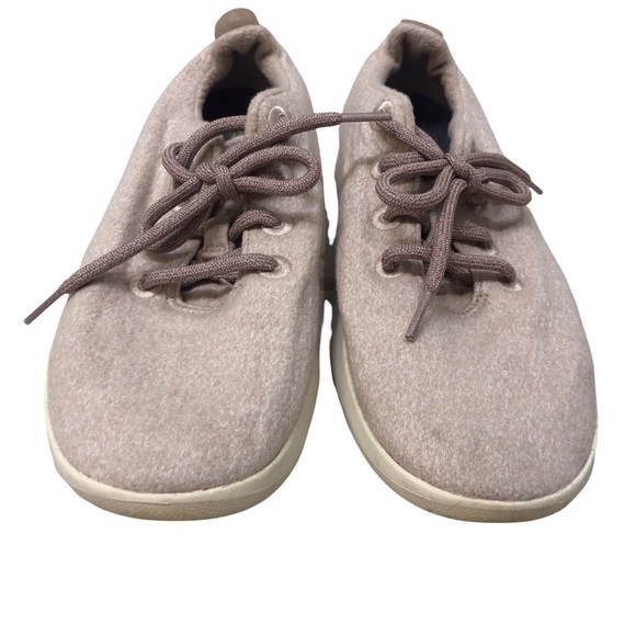 Allbirds Wool Runners Lace Up Sneaker Size 10 Tuke French Fry Tan Women’s - Picture 3 of 10
